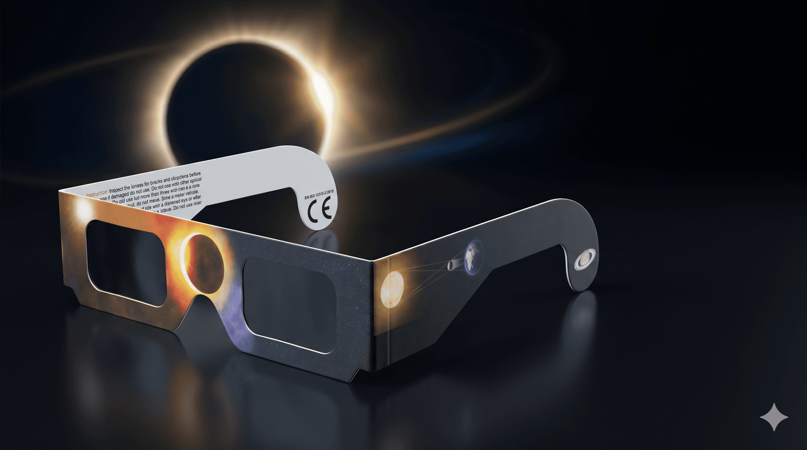 Solar eclipse — totality moment